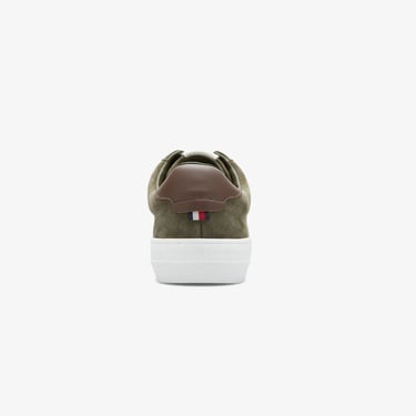  Tommy Hilfiger Premium Cupsole Suede Erkek Haki Sneaker