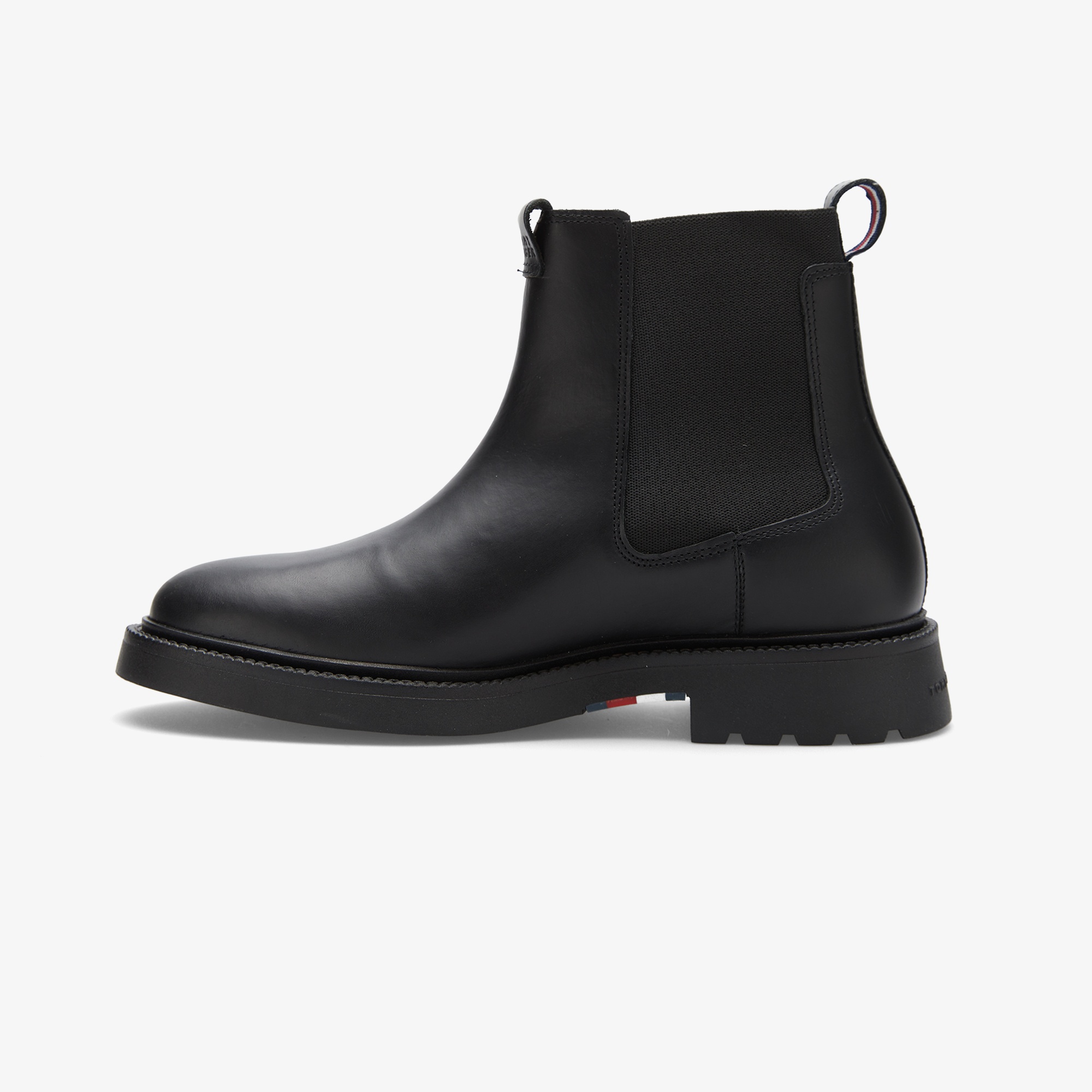 Tommy Hilfiger Comfort Chelsea Erkek Kısa Siyah Bot