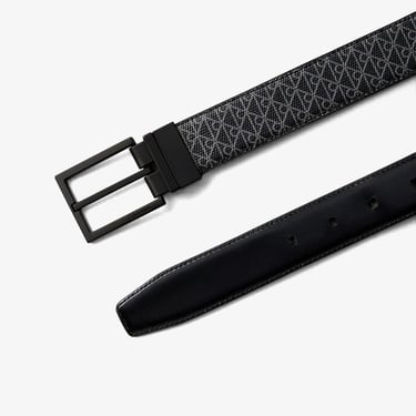  Calvin Klein Square Buckle Erkek Siyah Kemer