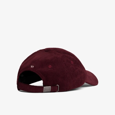  Tommy Hilfiger Flag 6 Panel Cord Erkek Kırmızı Şapka