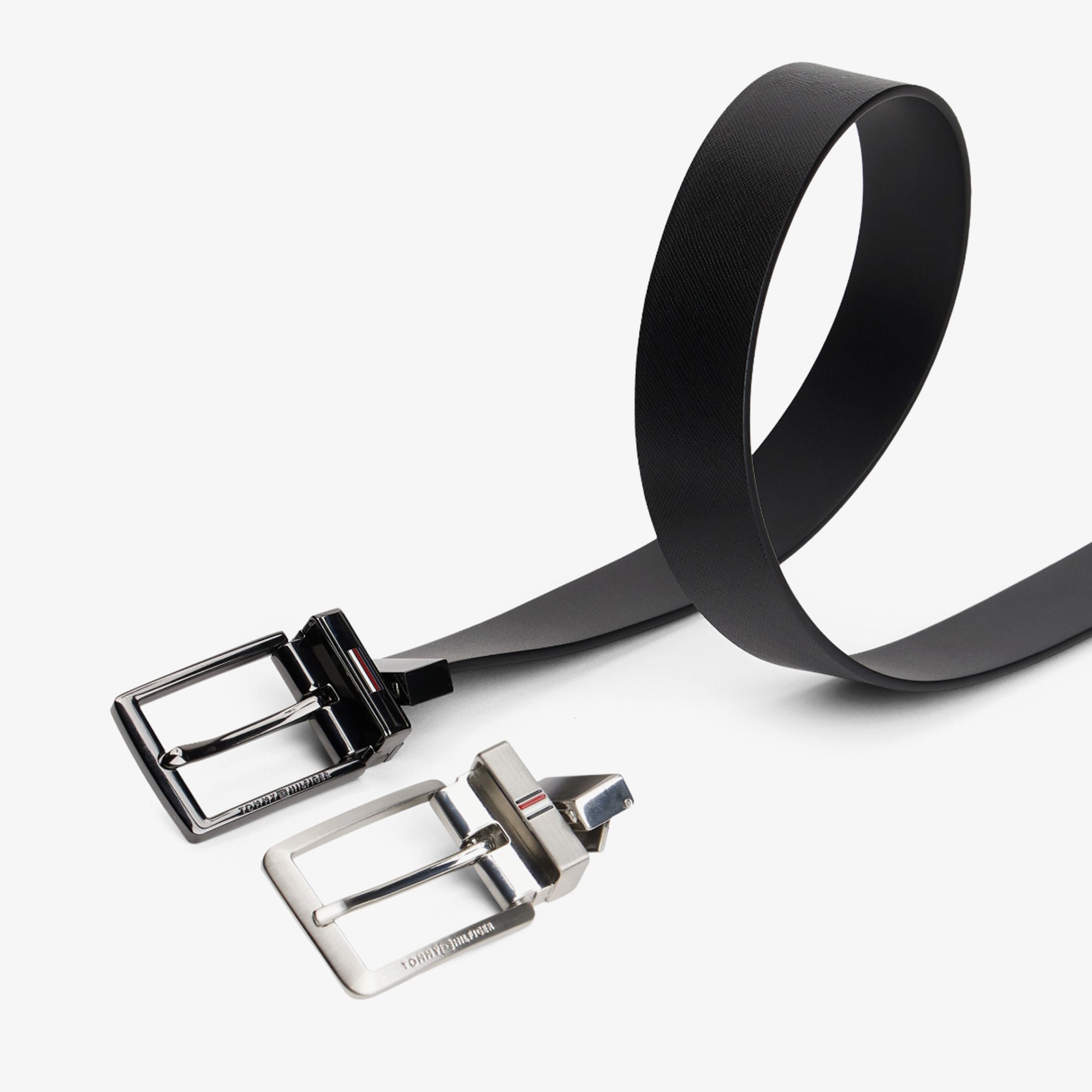 Tommy Hilfiger Business Erkek Siyah Kemer