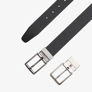  Tommy Hilfiger Business Erkek Siyah Kemer