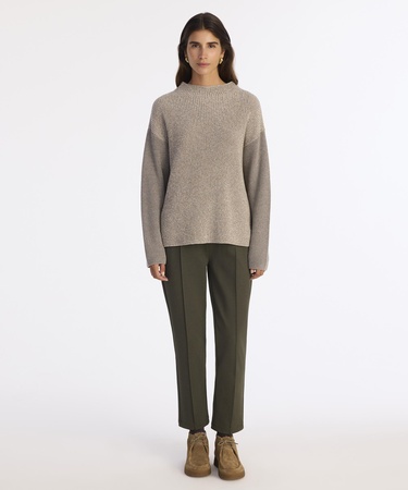  YARGICI Geniş Yarım Balıkçı Yaka Uzun Kol Kazak