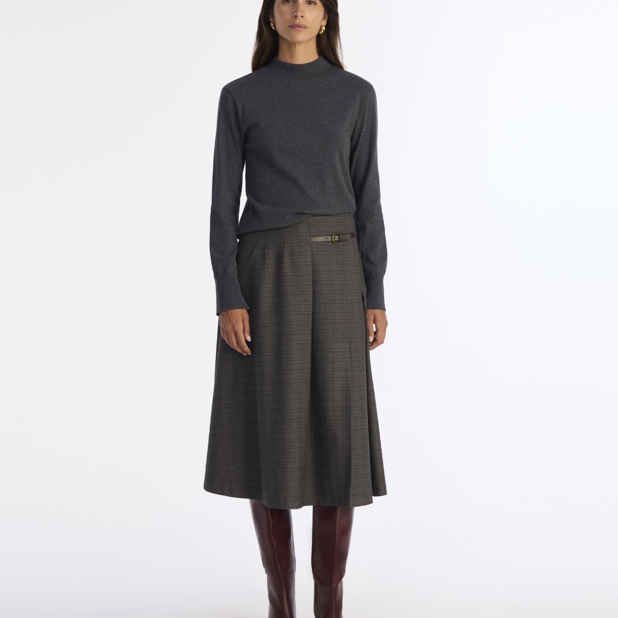 YARGICI Regular Yarım Balıkçı Yaka Uzun Kol Kazak