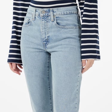  Levi's 724 High Rise Straight Kadın Mavi Jean