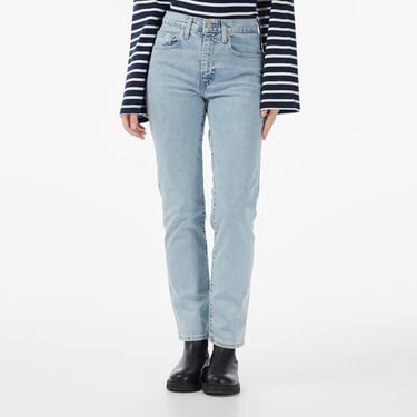  Levi's 724 High Rise Straight Kadın Mavi Jean