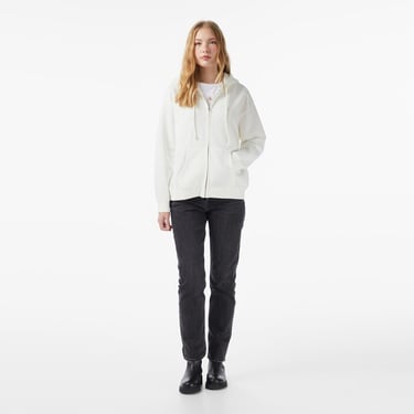  Levi'S Everyday Zip Swizzle Kadın Beyaz Sweatshirt