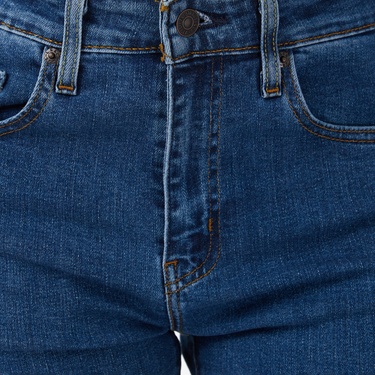  Levi's 725 High Rise Bootcut Triangle Exploration Kadın Mavi Jean