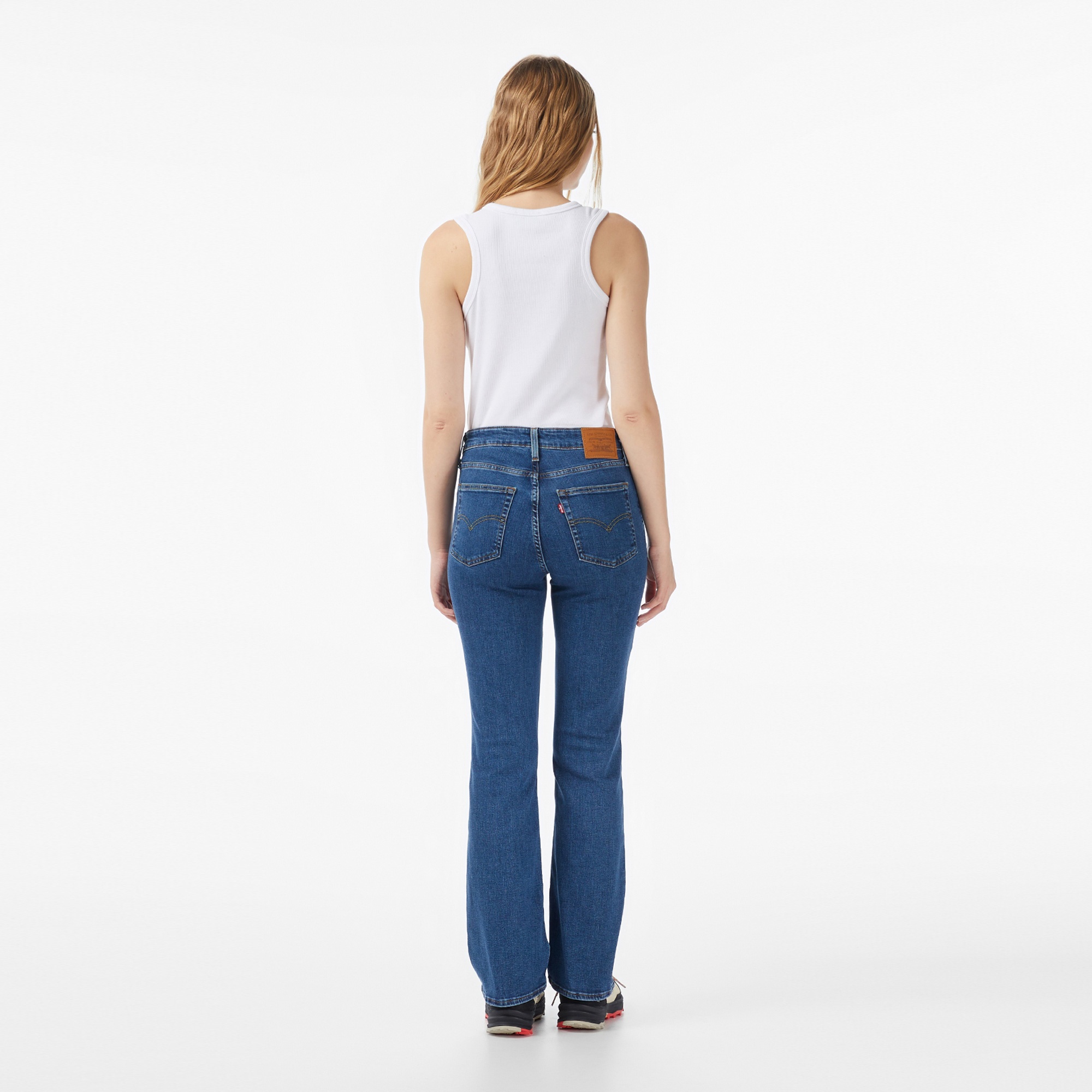 Levi's 725 High Rise Bootcut Triangle Exploration Kadın Mavi Jean