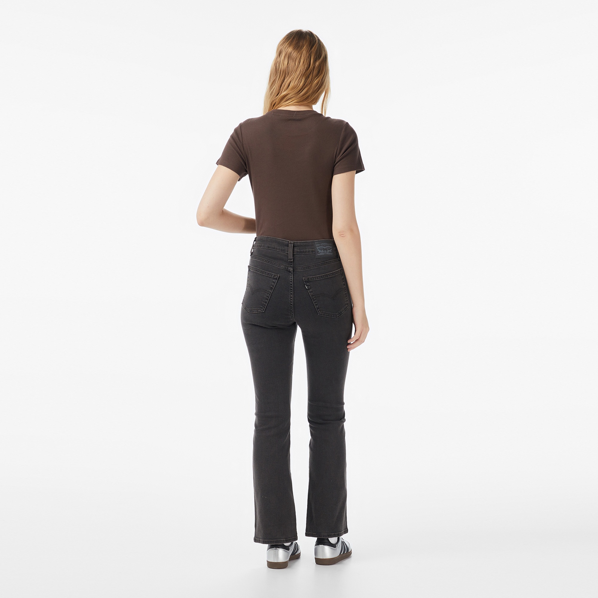 Levi's 725 High Rise Bootcut Nostalgic Kadın Siyah Jean