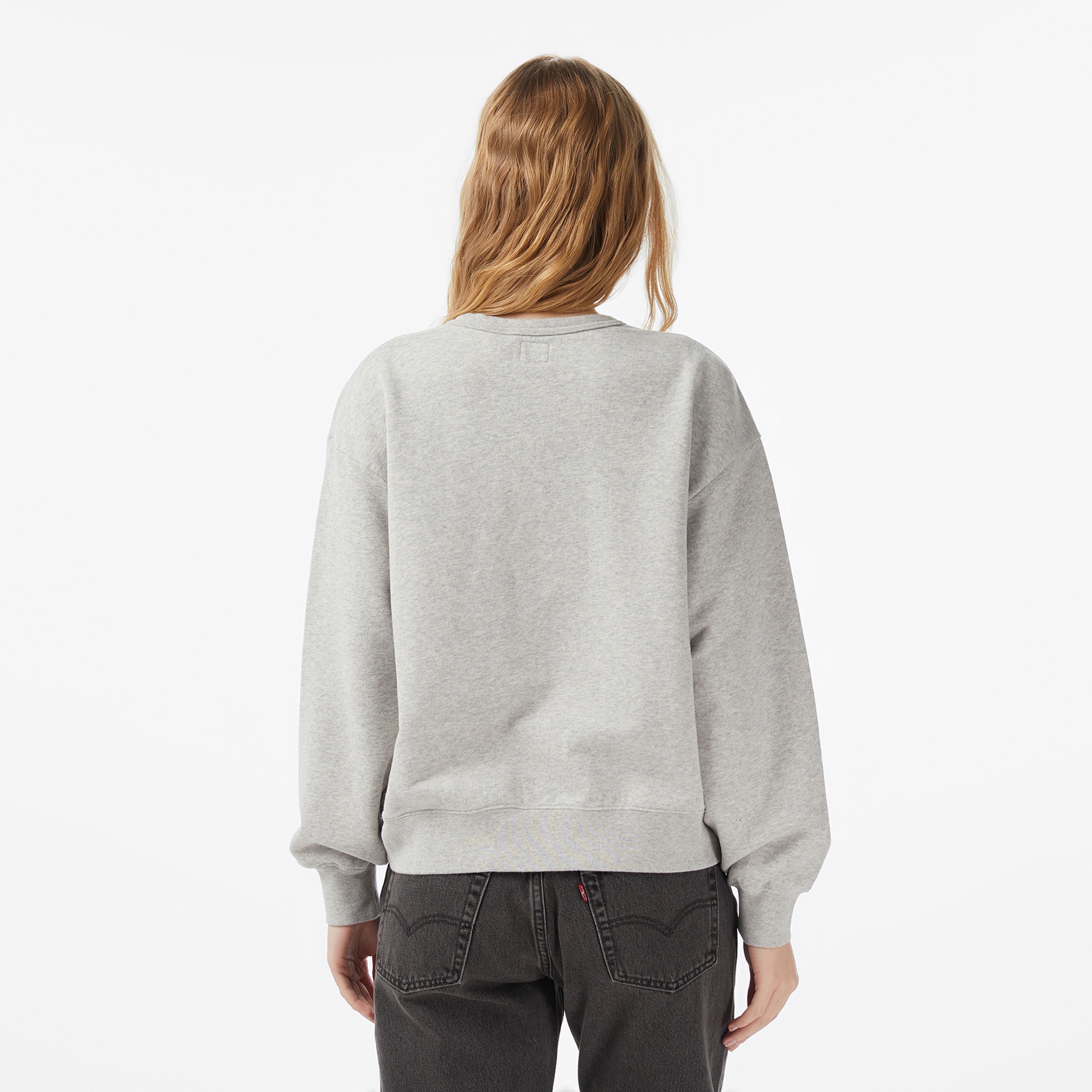 Levi'S Iconic Heritage Kadın Gri Sweatshirt
