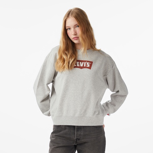  Levi'S Iconic Heritage Kadın Gri Sweatshirt