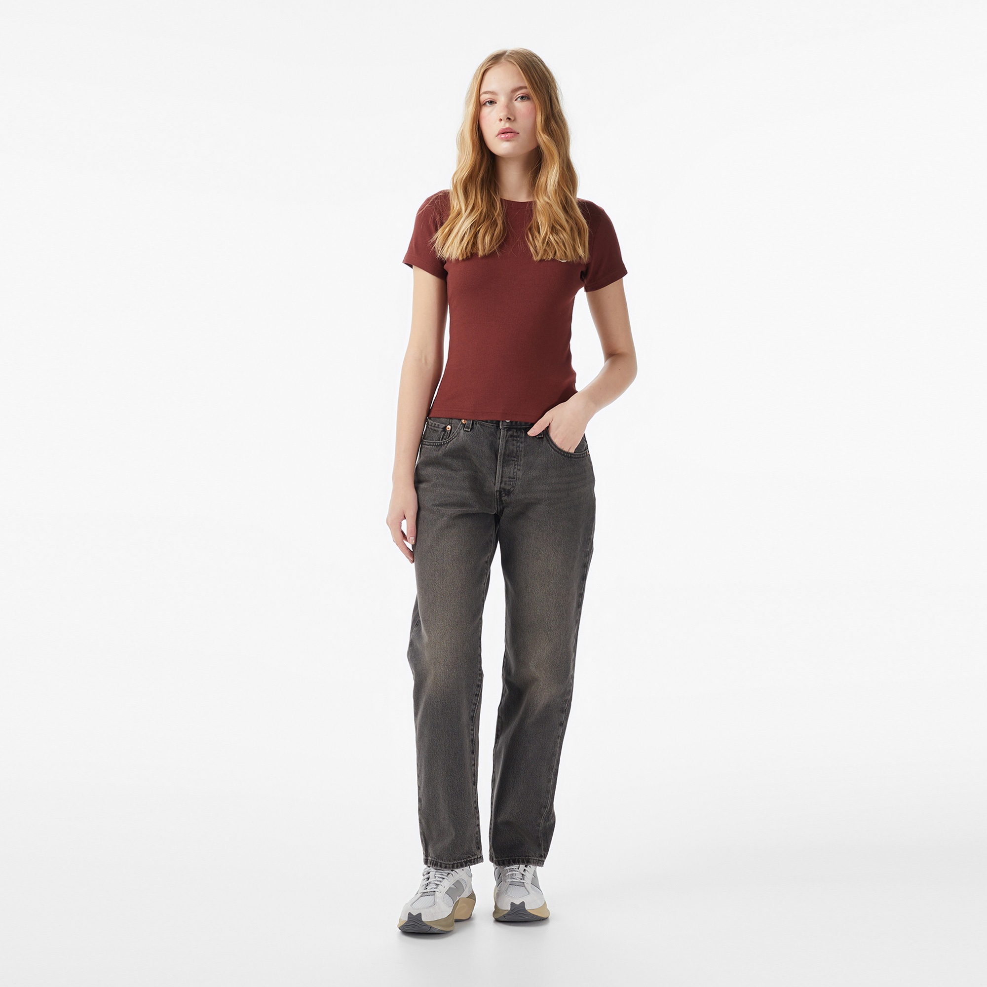 Dickies Gladeville Kadın Kahverengi T-Shirt