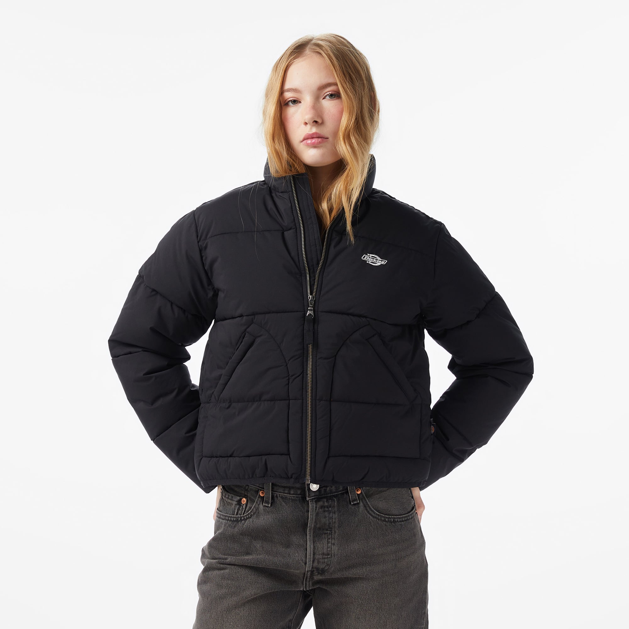  Dickies Summerdale Puffer Kadın Siyah Ceket