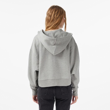  Dickies Oakport Full Zip Kadın Gri Sweatshirt