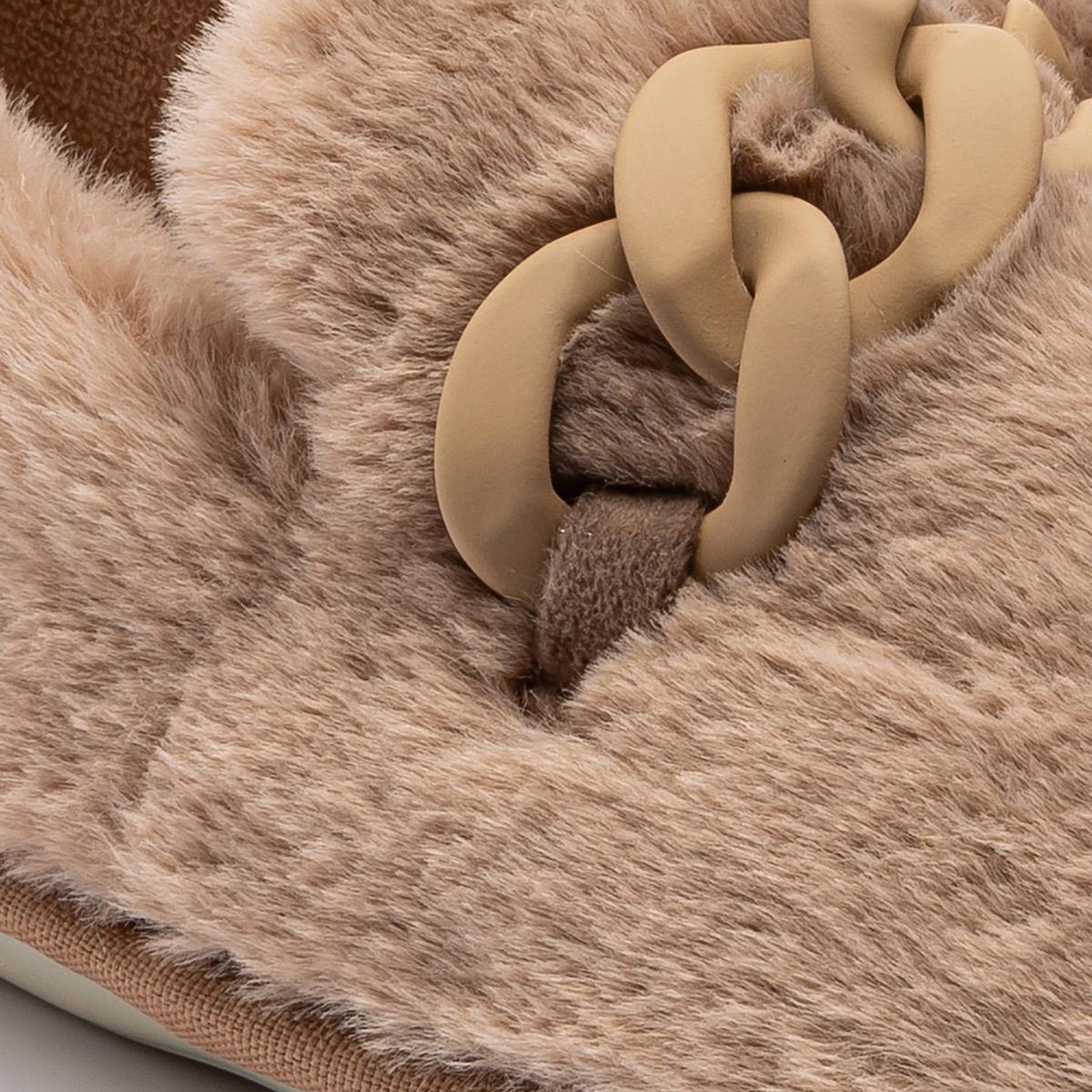 Angel Kadın Peluş Ev Ayakkabısı Bej 37/41