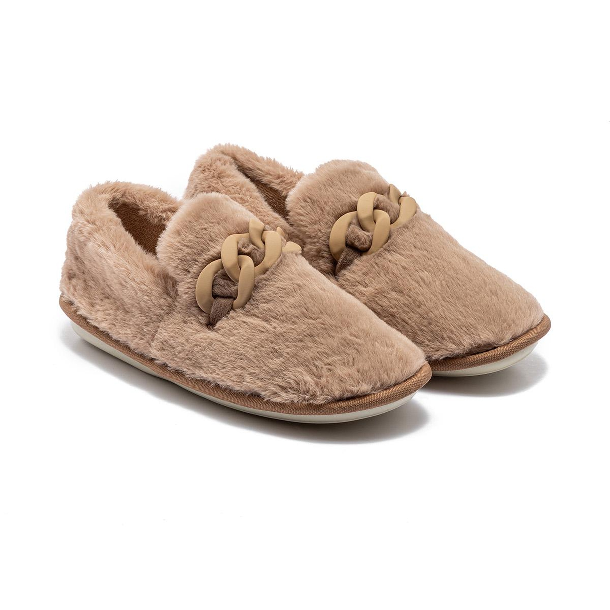 Angel Kadın Peluş Ev Ayakkabısı Bej 37/41