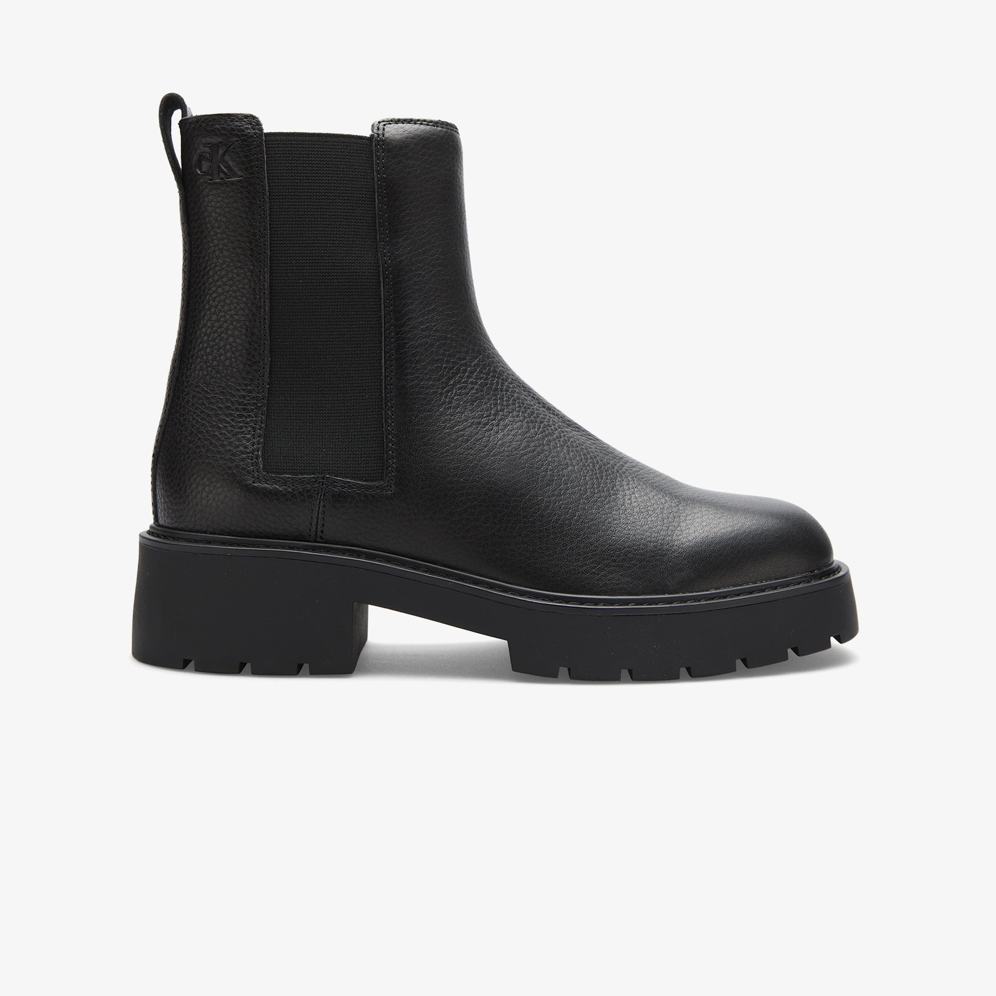 Calvin Klein Chunky Cheea Leather Kadın Siyah Bot