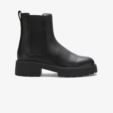  Calvin Klein Chunky Cheea Leather Kadın Siyah Bot