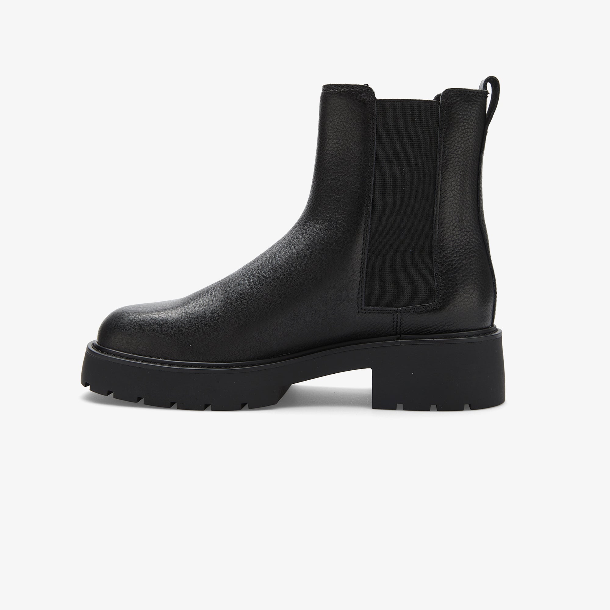 Calvin Klein Chunky Cheea Leather Kadın Siyah Bot