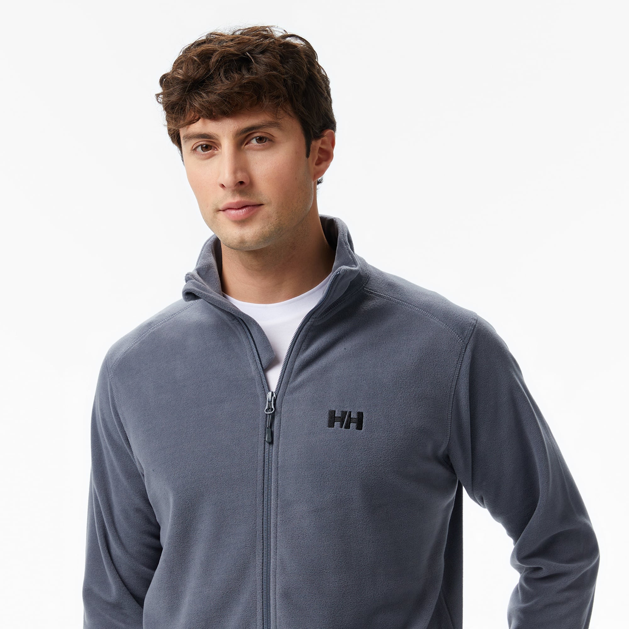 Helly Hansen Fullzip Polar Erkek Gri Ceket