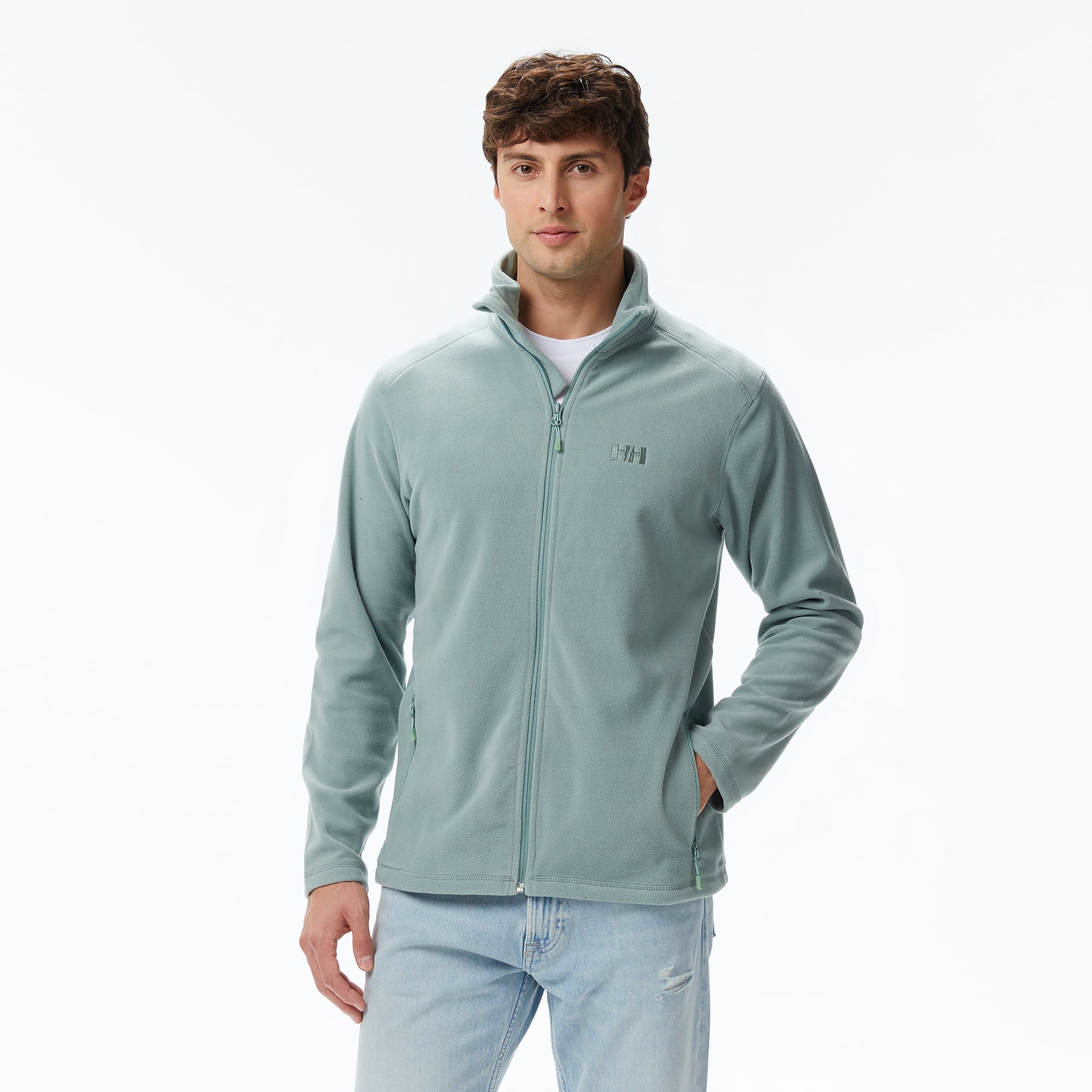 Helly Hansen Fullzip Polar Erkek Yeşil Ceket