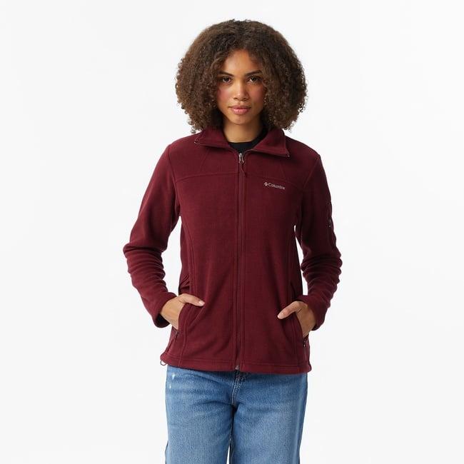  Columbia Fast Trek II Kadın Kırmızı Polar Ceket