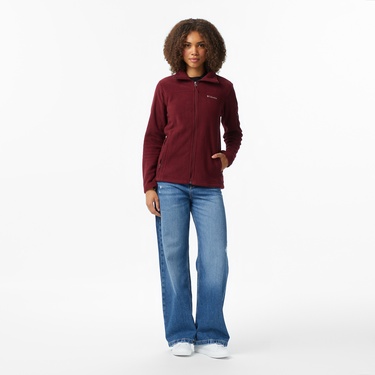  Columbia Fast Trek II Kadın Kırmızı Polar Ceket