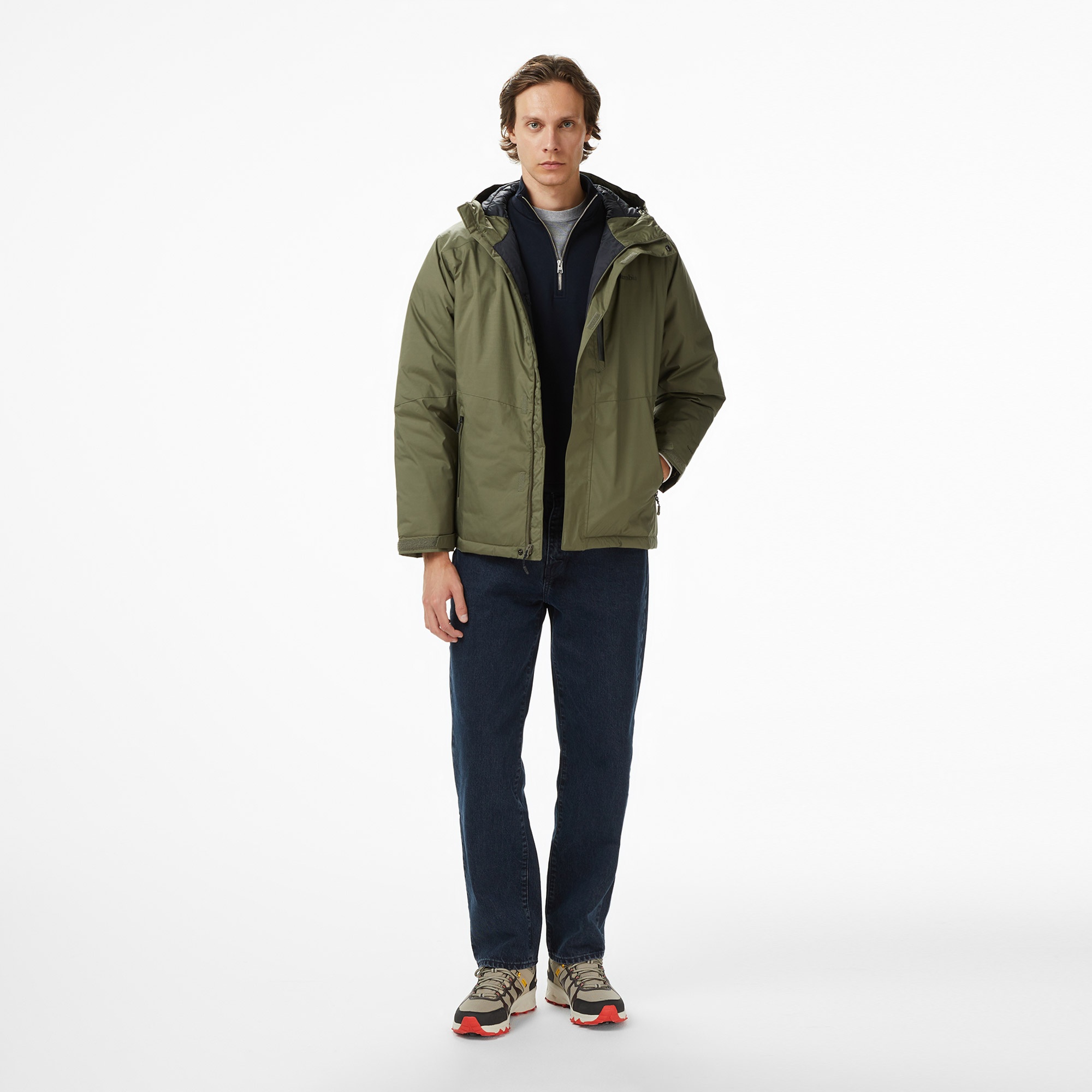 Columbia Oak Harbor II Insulated Erkek Yeşil Mont