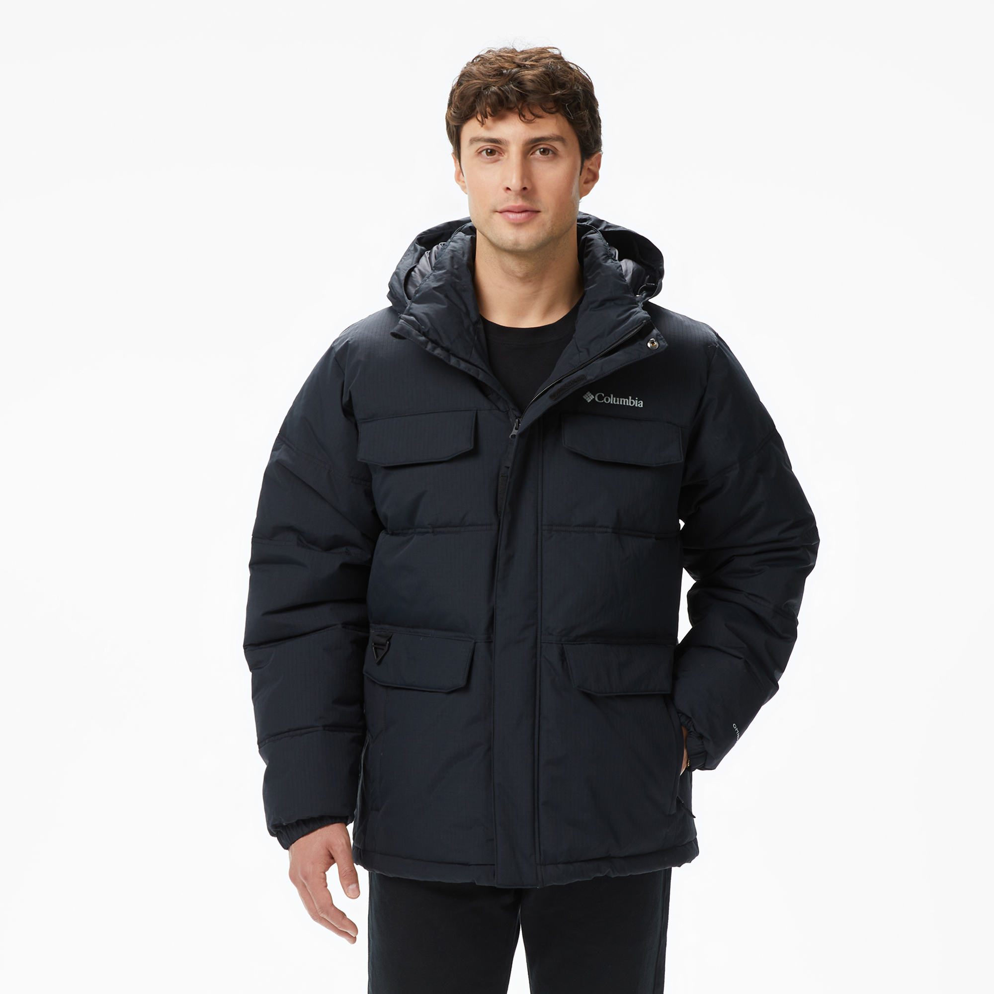  Columbia Landroamer Puffer Erkek Siyah Mont