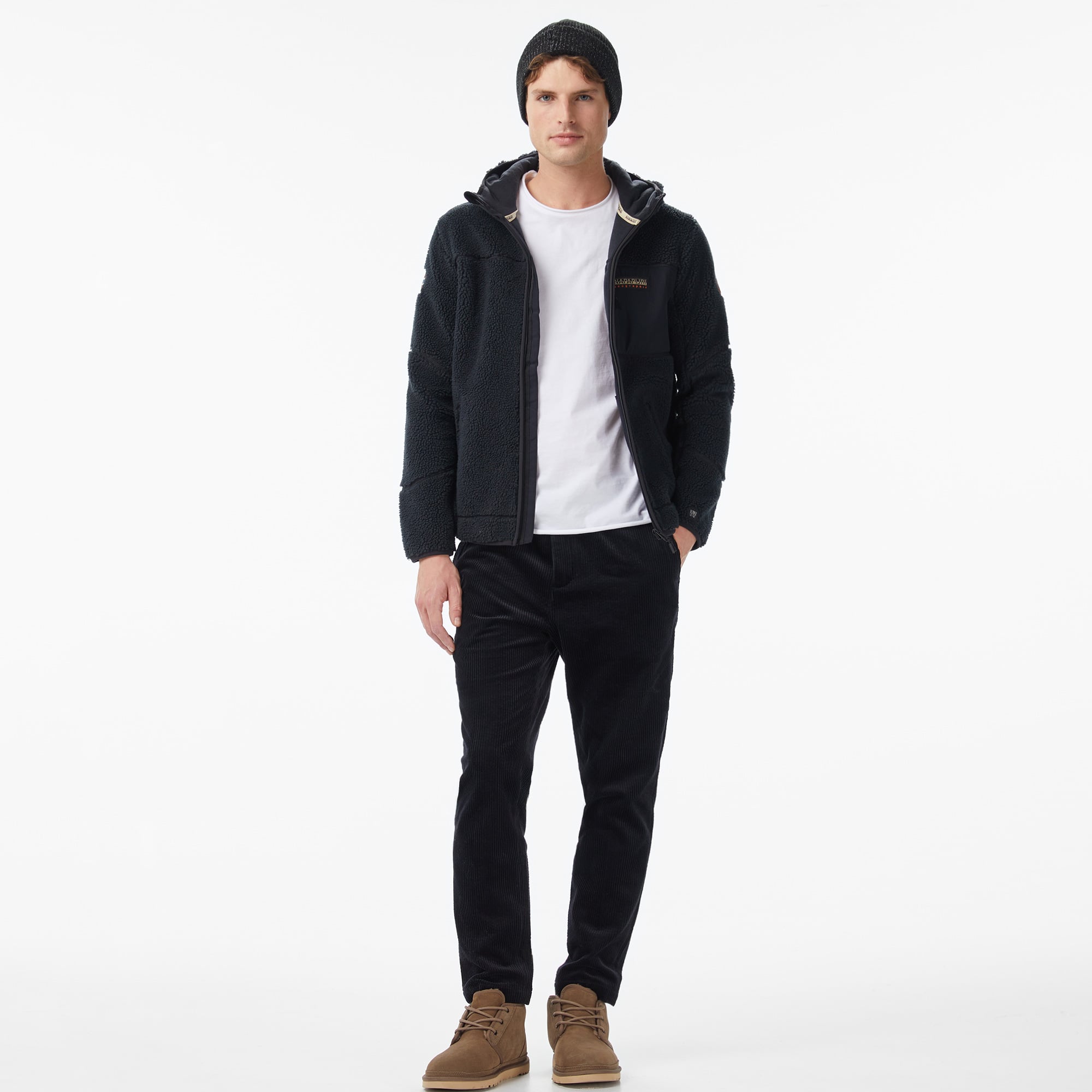  Scotch&Soda Fave Cotton Corduroy Loose Tapered Erkek Gri Pantolon