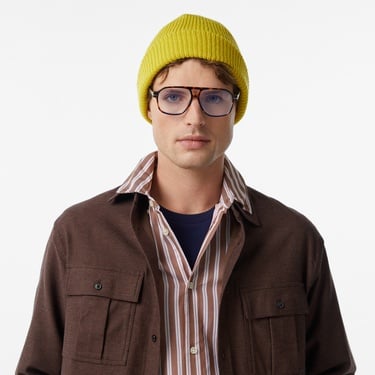  Scotch&Soda Melange Relaxed-Fit Erkek Kahverengi Gömlek