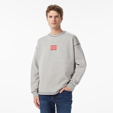  Scotch&Soda Loose Fit Label Erkek Gri Sweatshirt