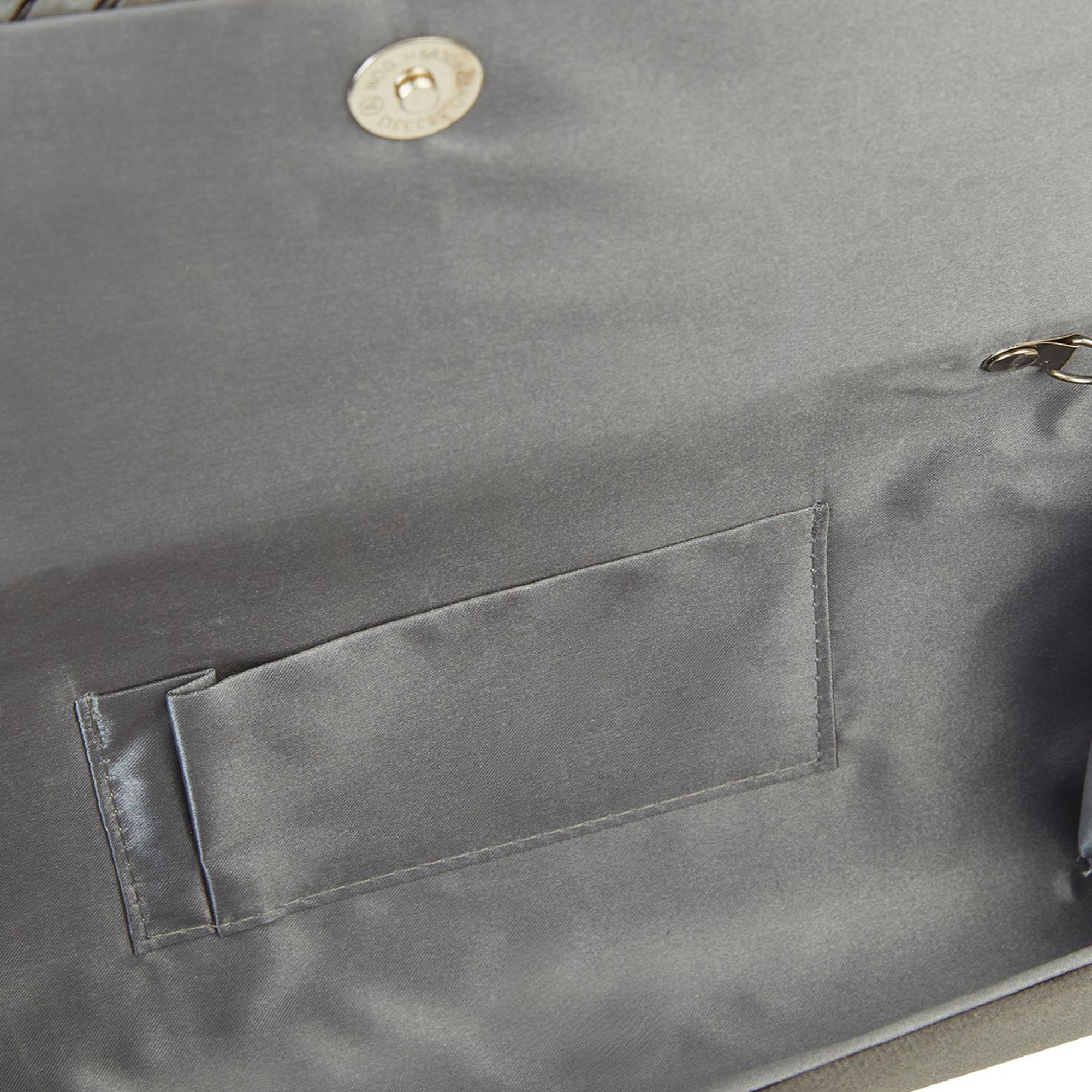 Network Kadın Gri Taşlı Clutch