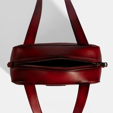  DESA Kadın Kırmızı Monogram Logolu Deri Omuz Çantası