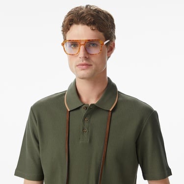  Scotch&Soda Structured Relaxed Fit Erkek Yeşil Polo