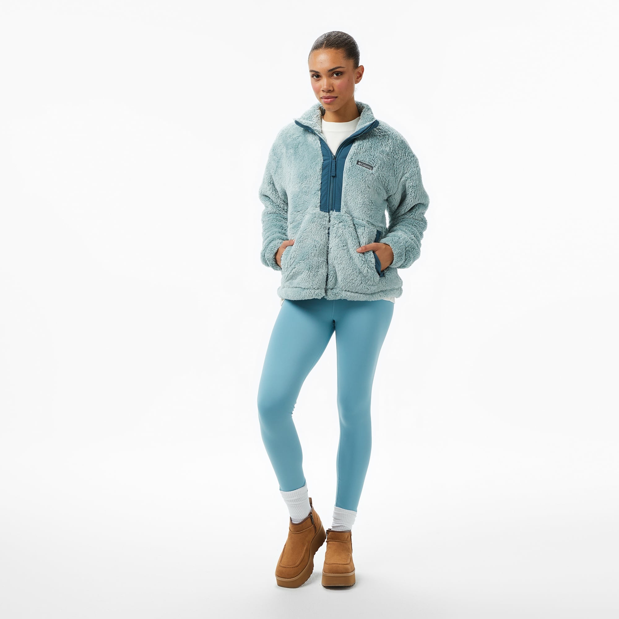 Columbia Boundless Discovery Sherpa Full Zip II Kadın Mavi Polar Ceket