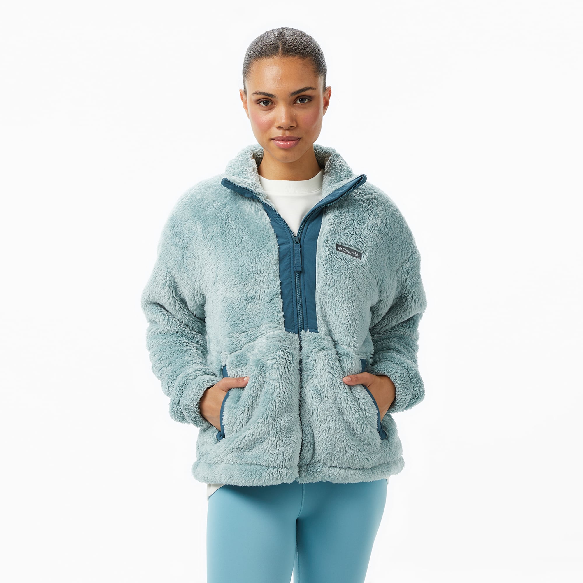  Columbia Boundless Discovery Sherpa Full Zip II Kadın Mavi Polar Ceket