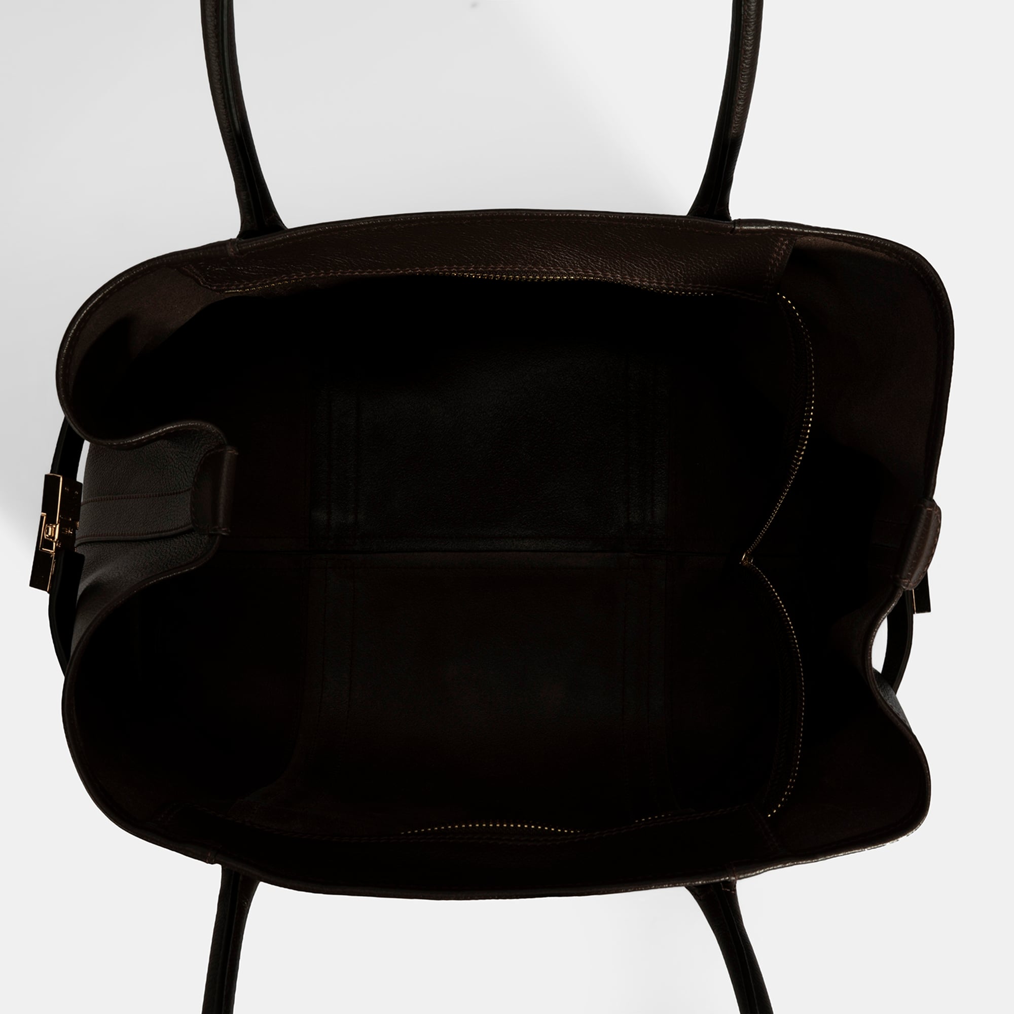 Kadın Kahve Cüzdan Aksesuarlı Deri Omuz Çantası