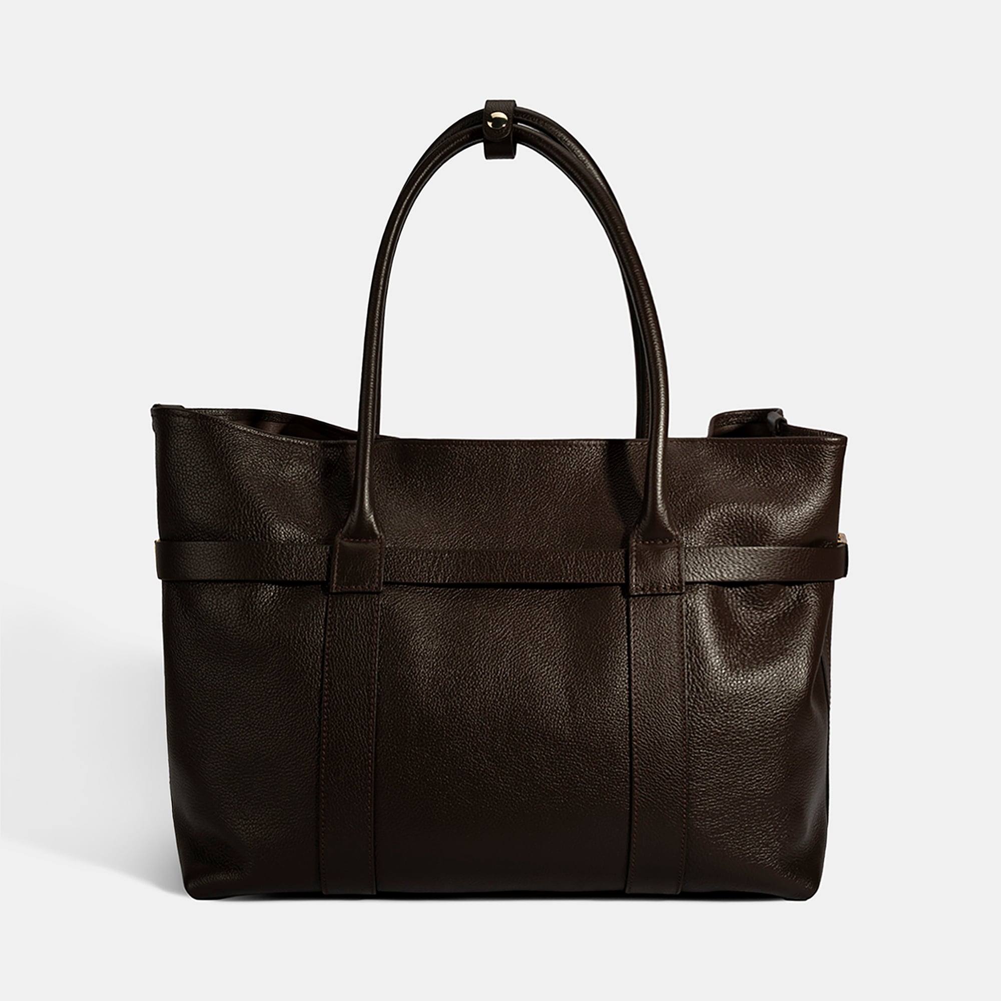 Kadın Kahve Cüzdan Aksesuarlı Deri Omuz Çantası