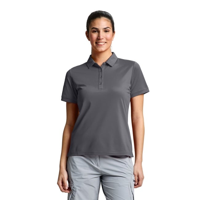  Slam Ws Tech Pique Polo Kadın Gri Tişört