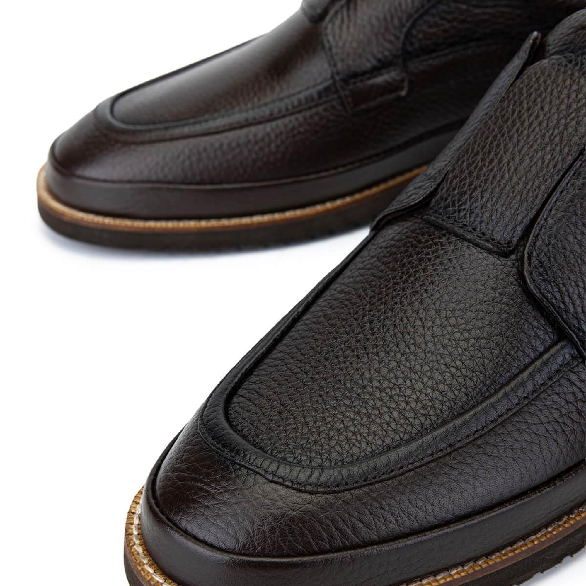 Tamer Tanca Erkek Hakiki Deri Kahverengi Casual Ayakkabı