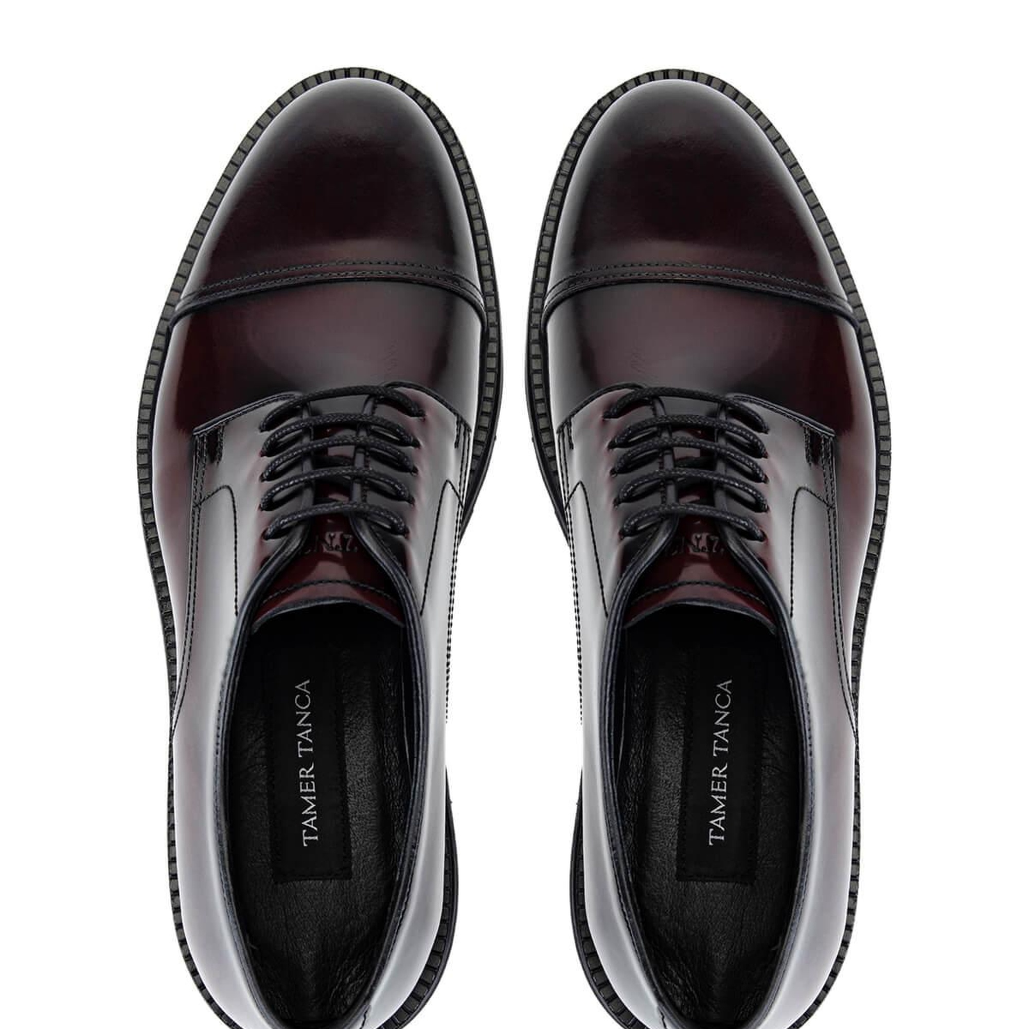 Tamer Tanca Erkek Hakiki Deri Bordo Klasik Ayakkabı