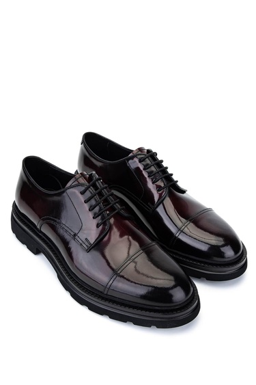  Tamer Tanca Erkek Hakiki Deri Bordo Klasik Ayakkabı