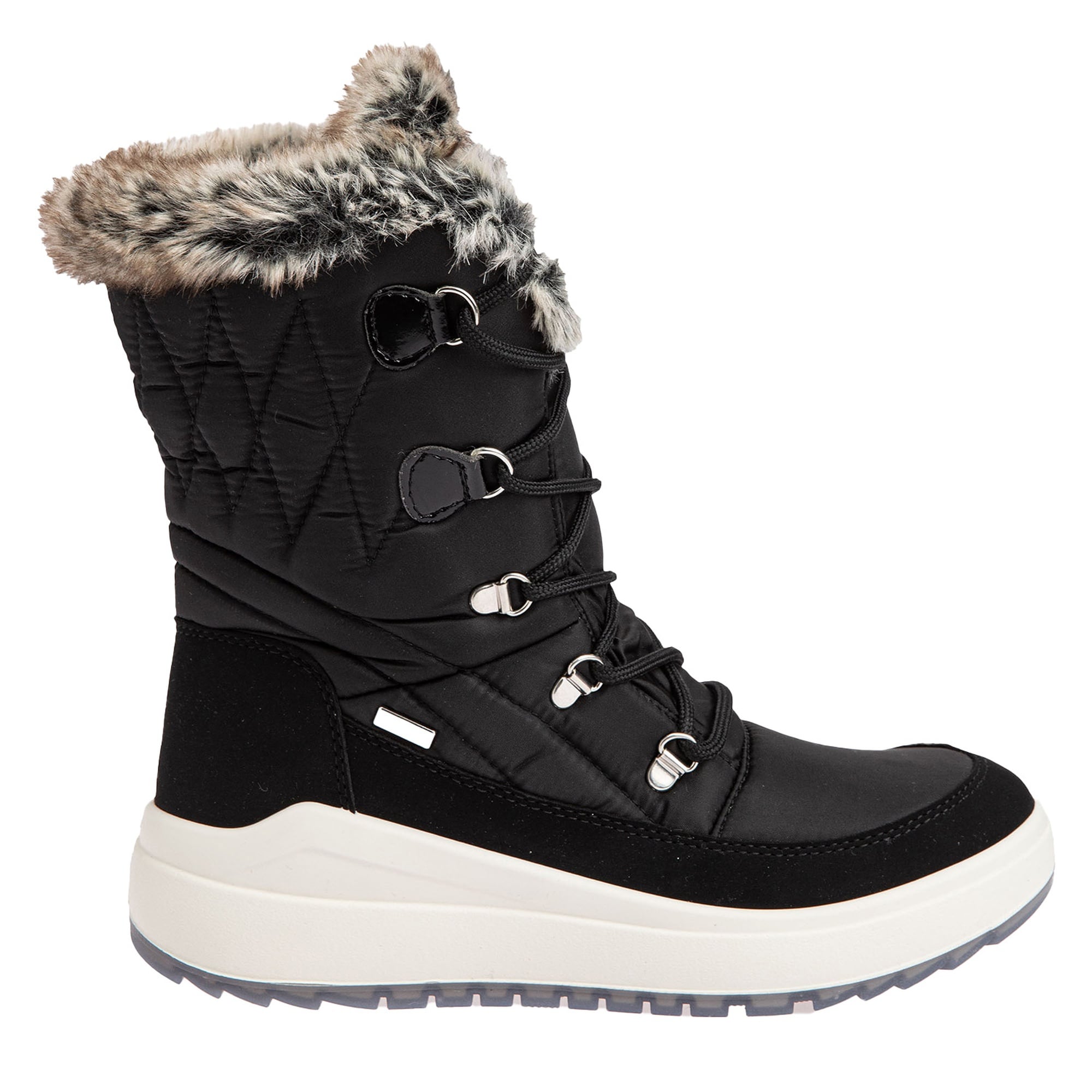 M&g Model-6365 Kadın Siyah Kar Botu