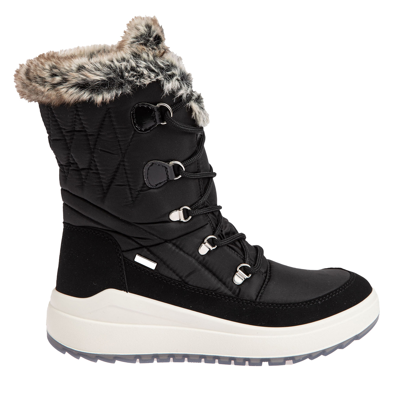  M&g Model-6365 Kadın Siyah Kar Botu