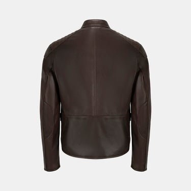  Dugan Kahve Erkek Deri Mont