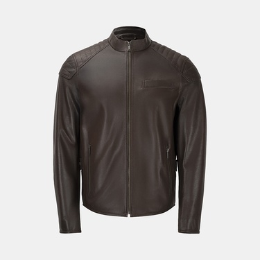  Dugan Kahve Erkek Deri Mont