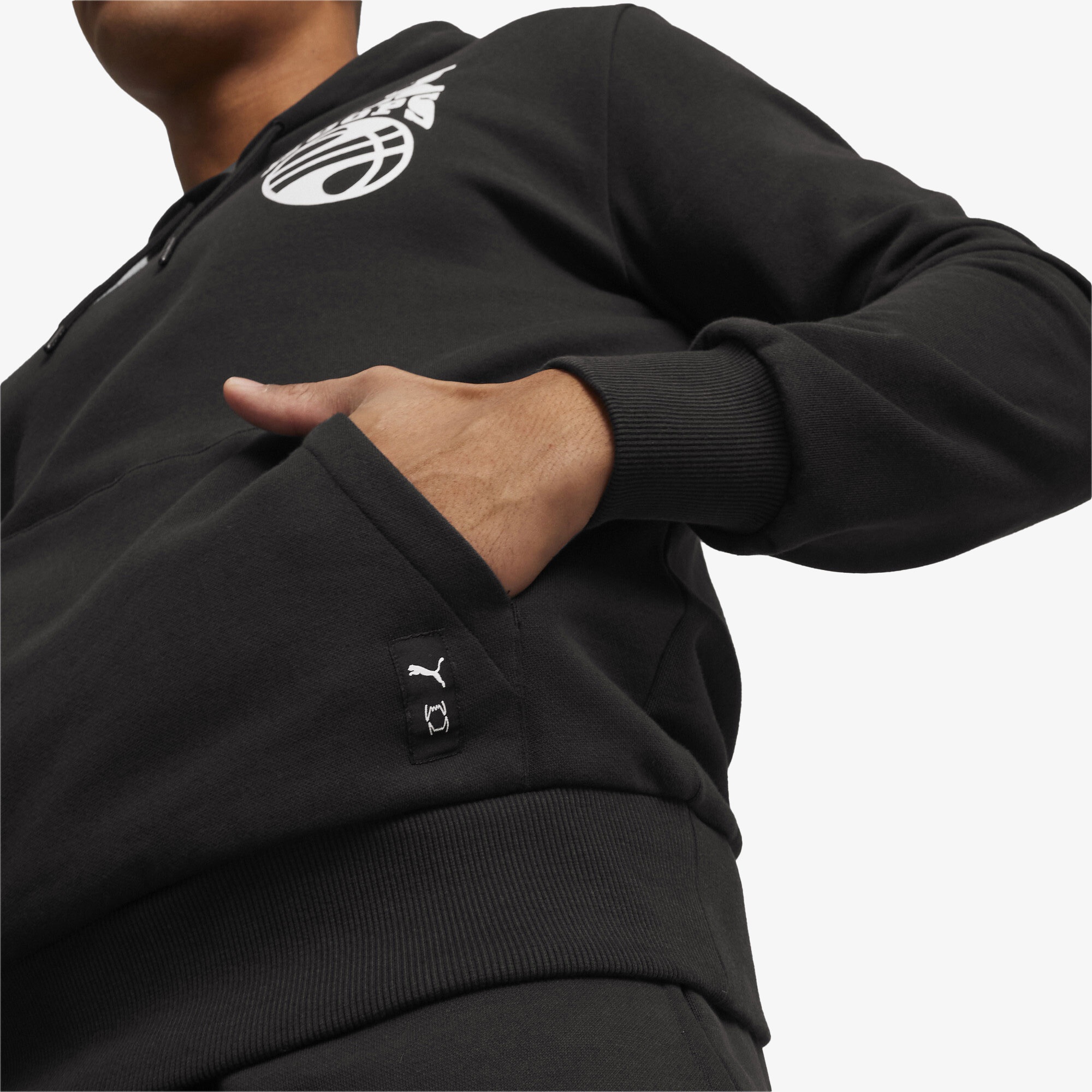 Puma Posterize 2.0 Erkek Siyah Hoodie