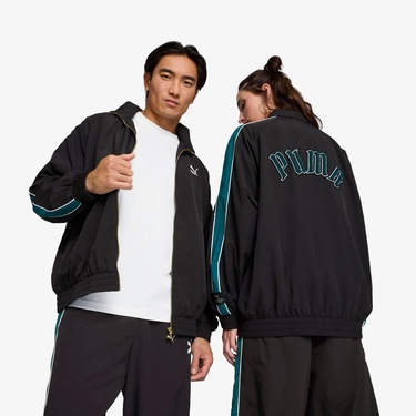  Puma T7 Play.Parıs. Track Unisex Siyah Eşofman Üstü